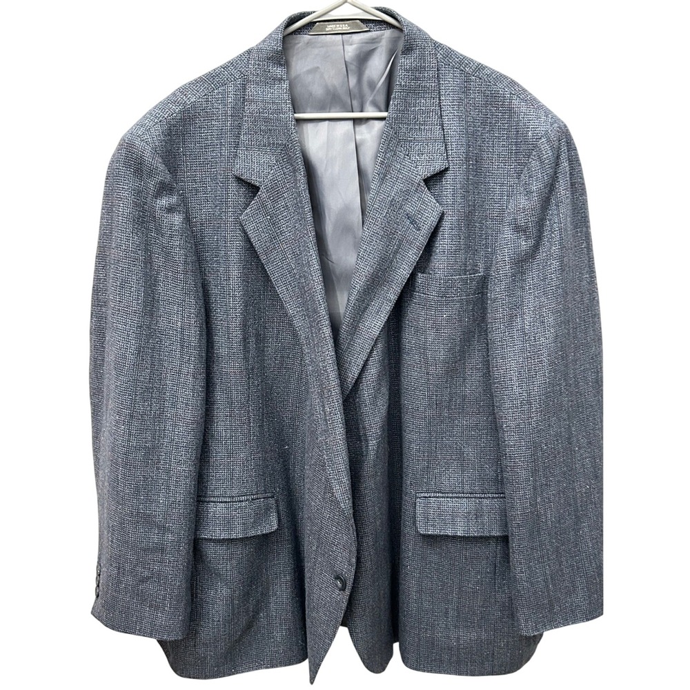 Haggar Imperial Blazer Gentleman's Fit Jacket Blue USA Made Men’s 56R